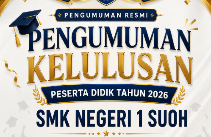 Pengumuman Kelulusan Peserta Didik SMK Negeri 1 Suoh Tahun 2026